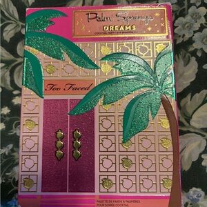 Too Faced Eyeshadow Palette — Pink, Gold, Bronze & Teal  Palm Springs Dreams